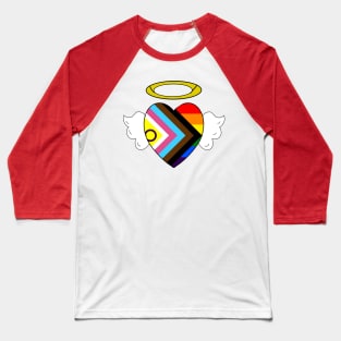 Angel Pride Heart Baseball T-Shirt